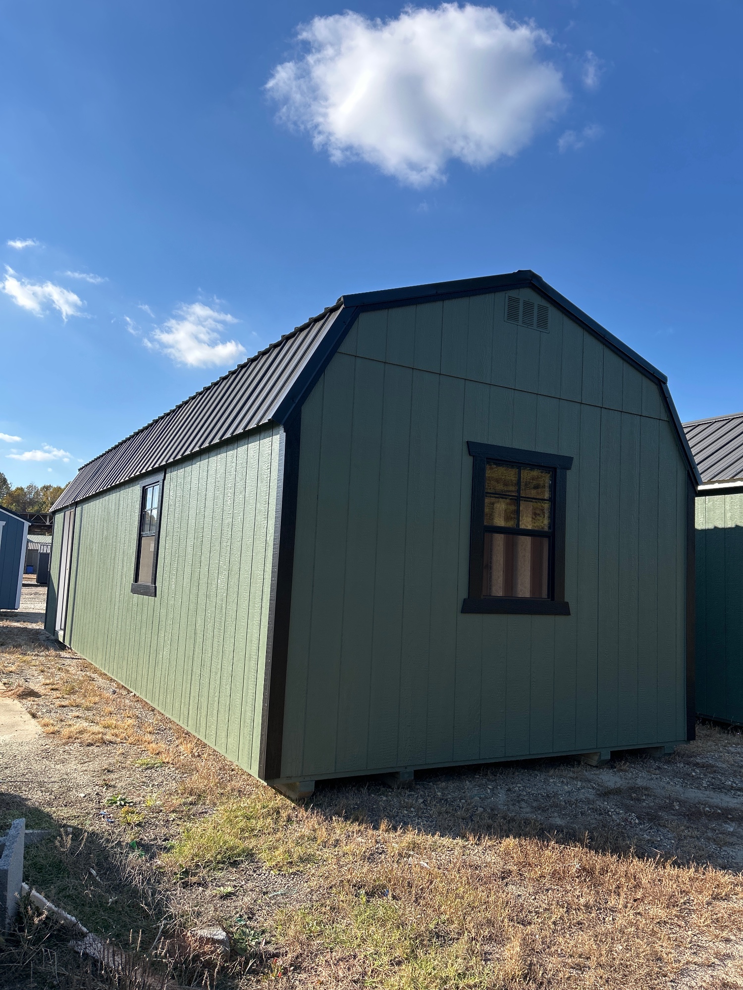 Lofted Barn Garage - 12x32 image 2