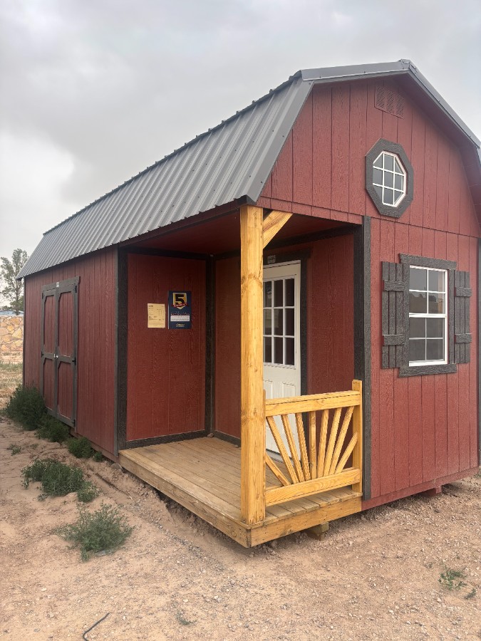 Lofted Barn Side Porch - 10x24
