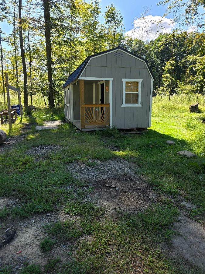 Lofted Barn Side Porch - 10x20