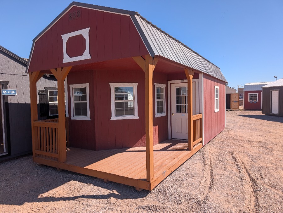 Lofted Barn with Deluxe Playhouse package - AGED INVENTORY - SAVE $2,636.63 - NOW JUST $11,240.37!!!