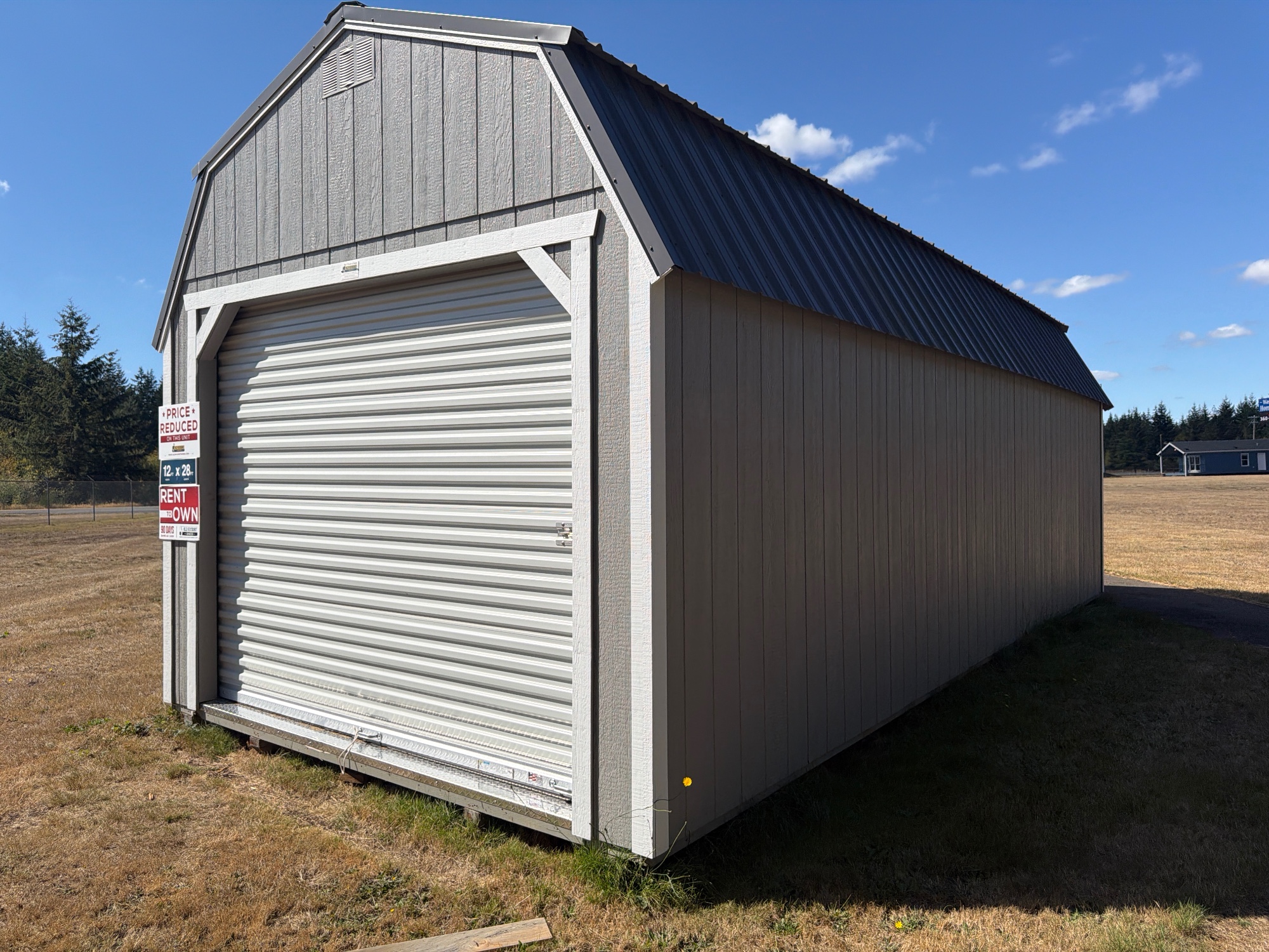 Lofted Barn Garage - 12x28