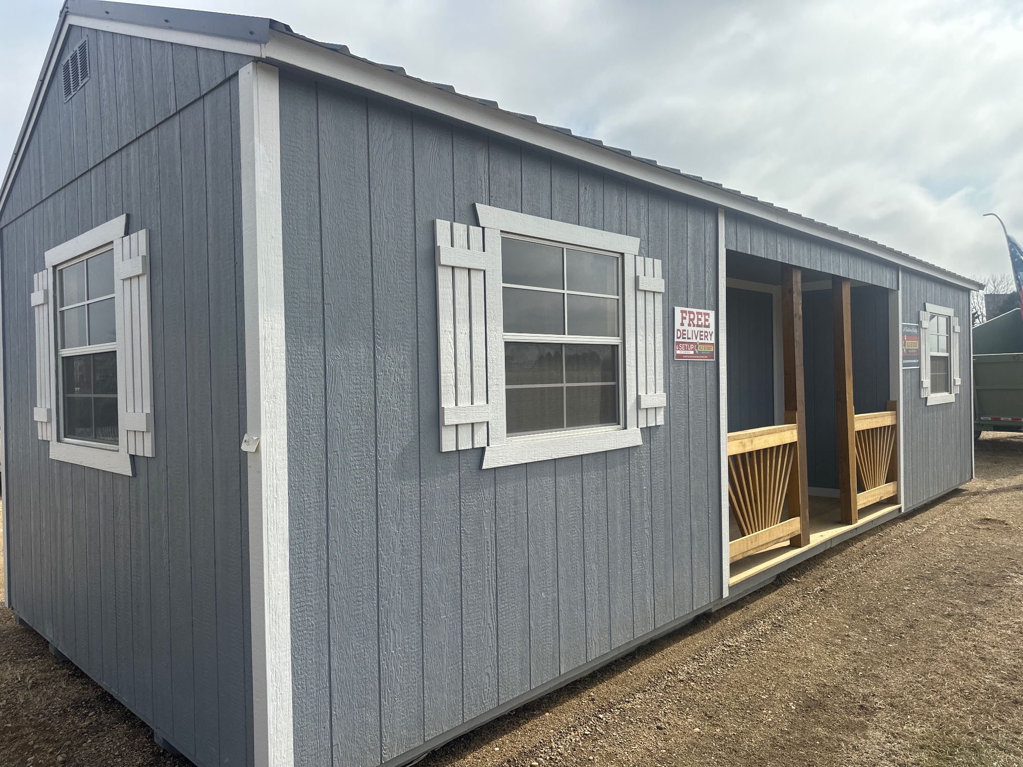 Utility Center Porch - 12x32