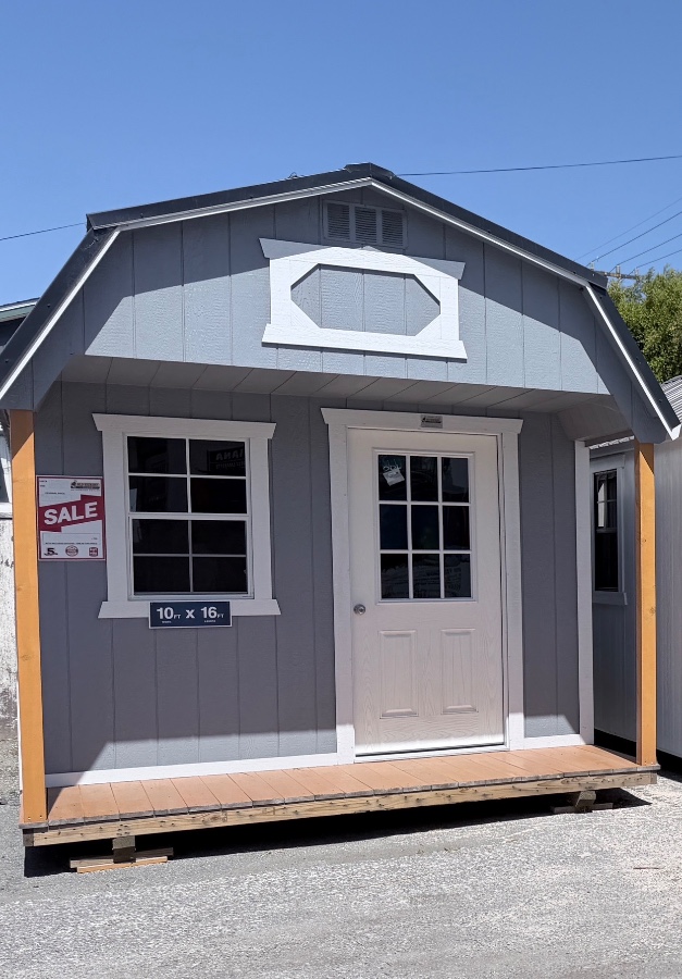 Lofted Barn W/ Porch – 10 X 16