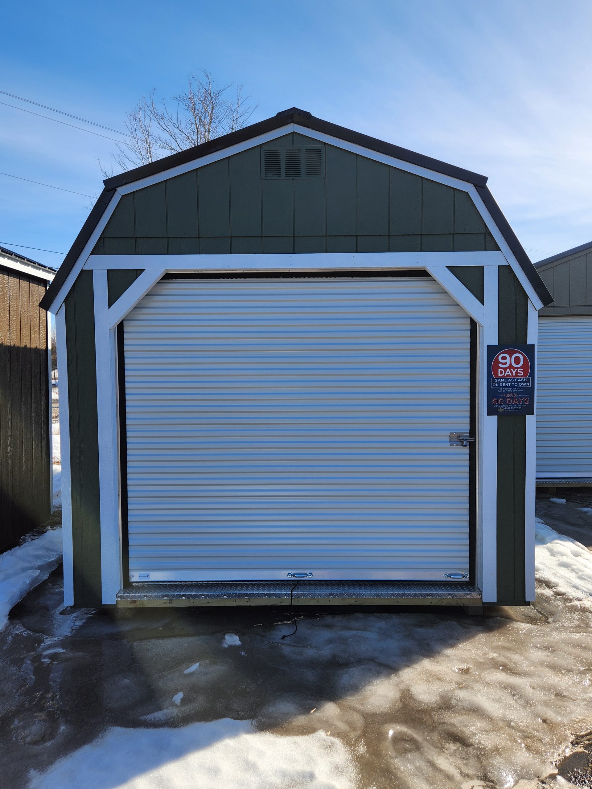 Lofted Barn Garage – 10X16