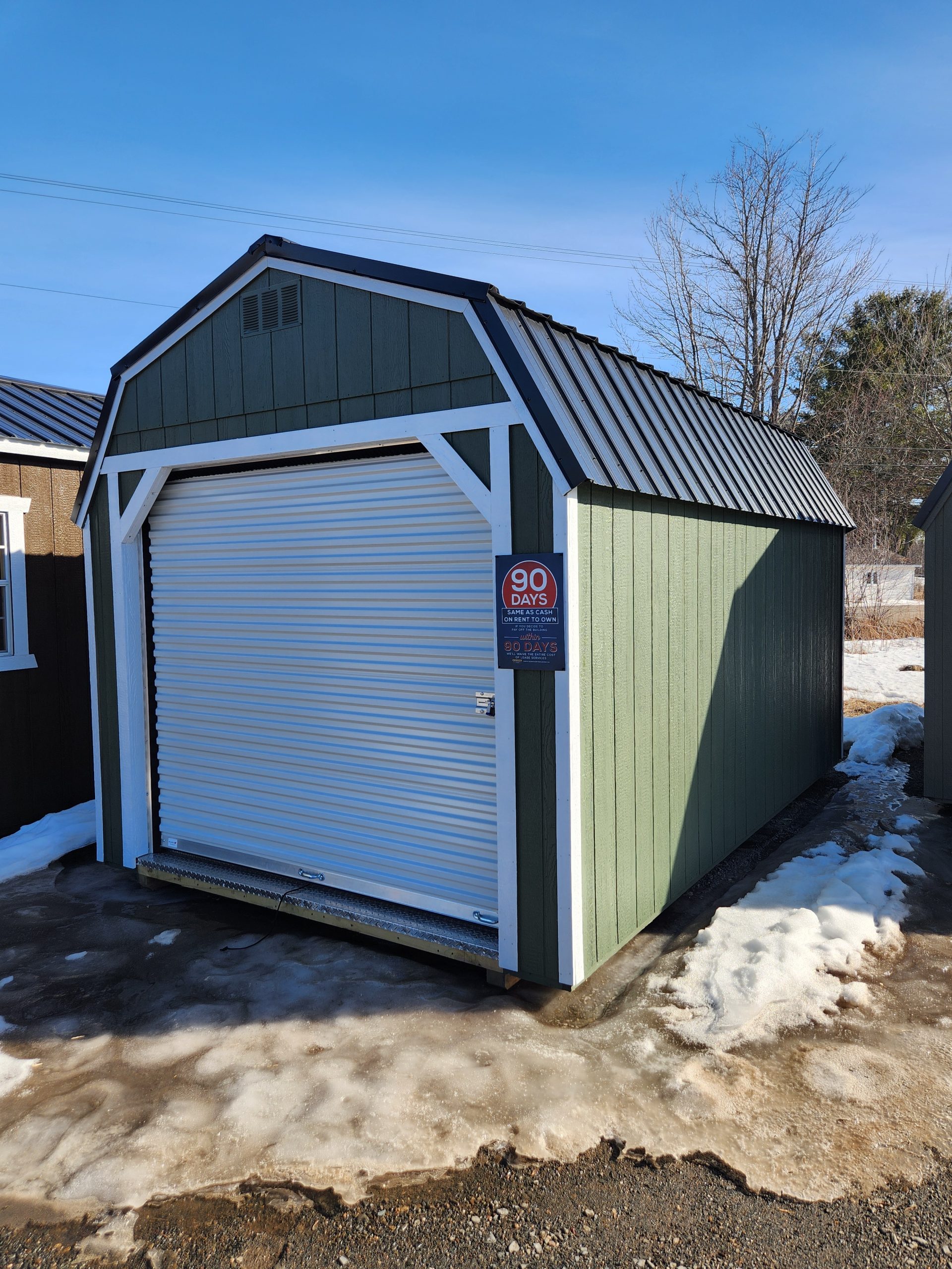 Lofted Barn Garage – 10X16