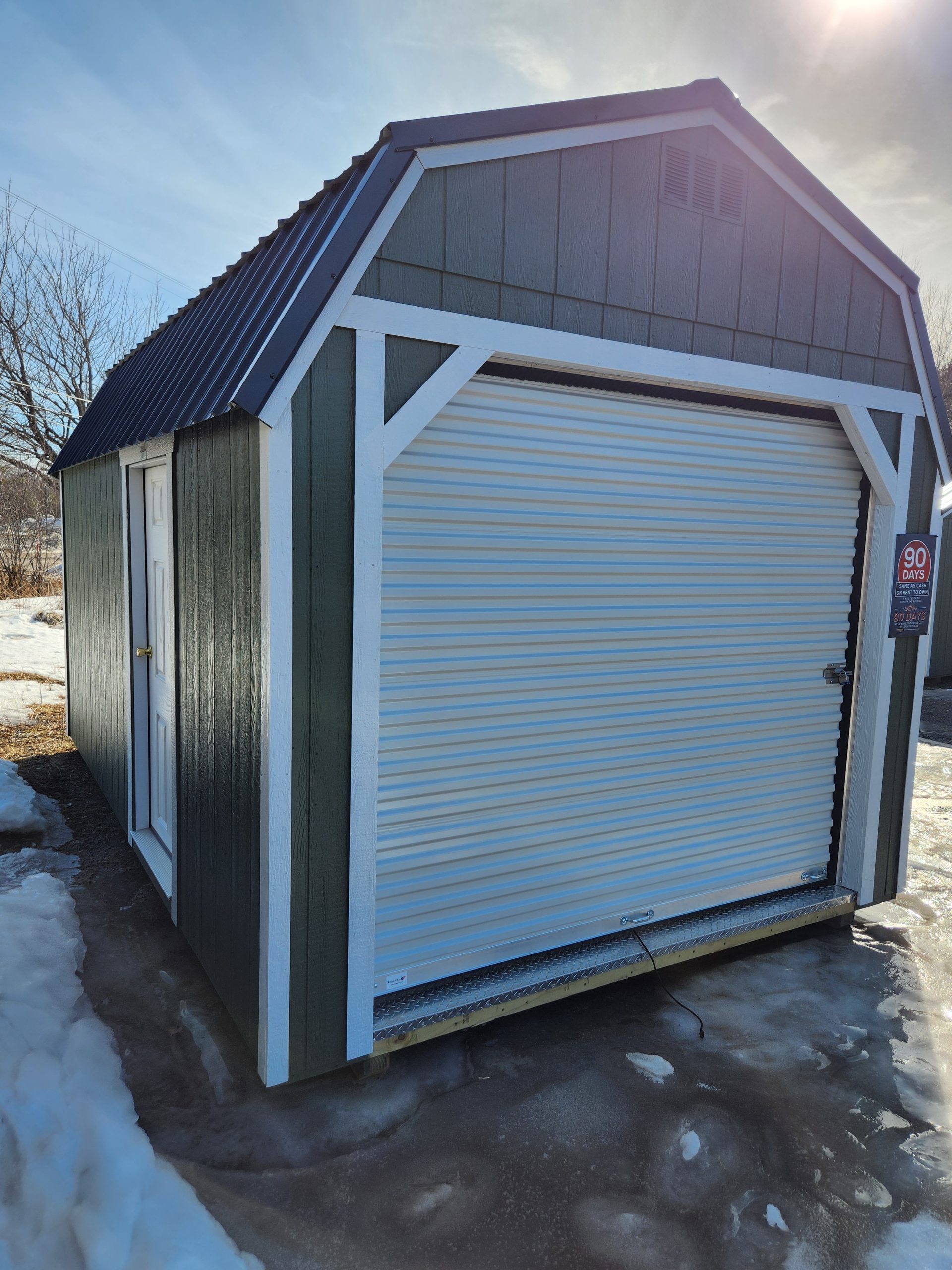 Lofted Barn Garage – 10X16