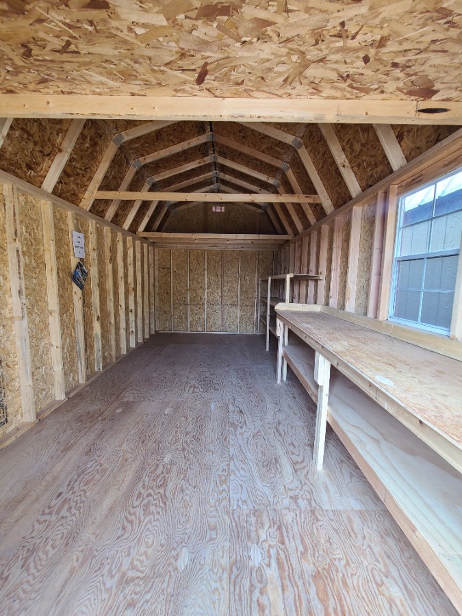 Lofted Barn - 10x20 w/ Workshop Package and Window Upgrade! image 5