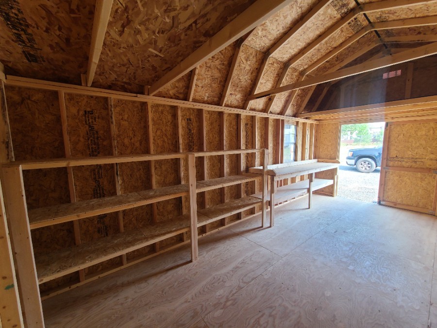 Lofted Barn - 10x20 w/ Workshop Package and Window Upgrade! image 7