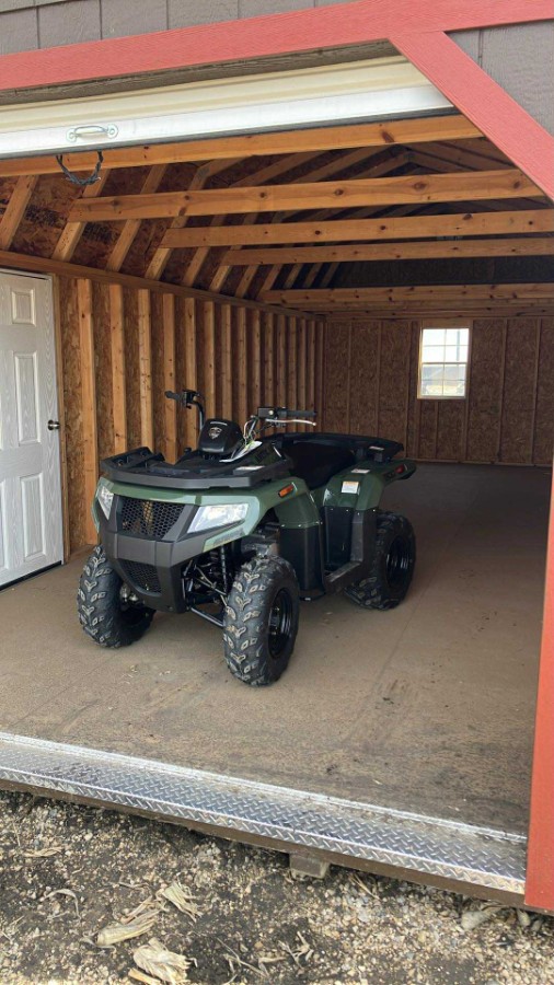 Lofted Barn Garage - 12x28 image 8