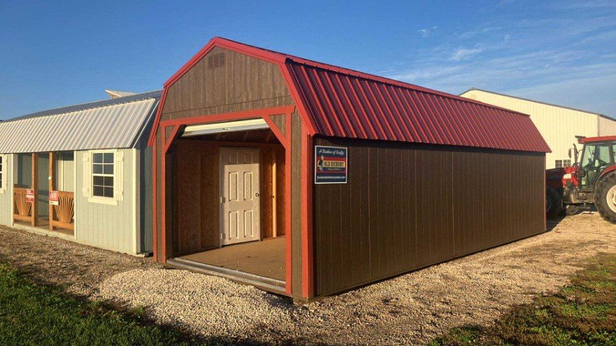 Lofted Barn Garage - 12x28 image 9