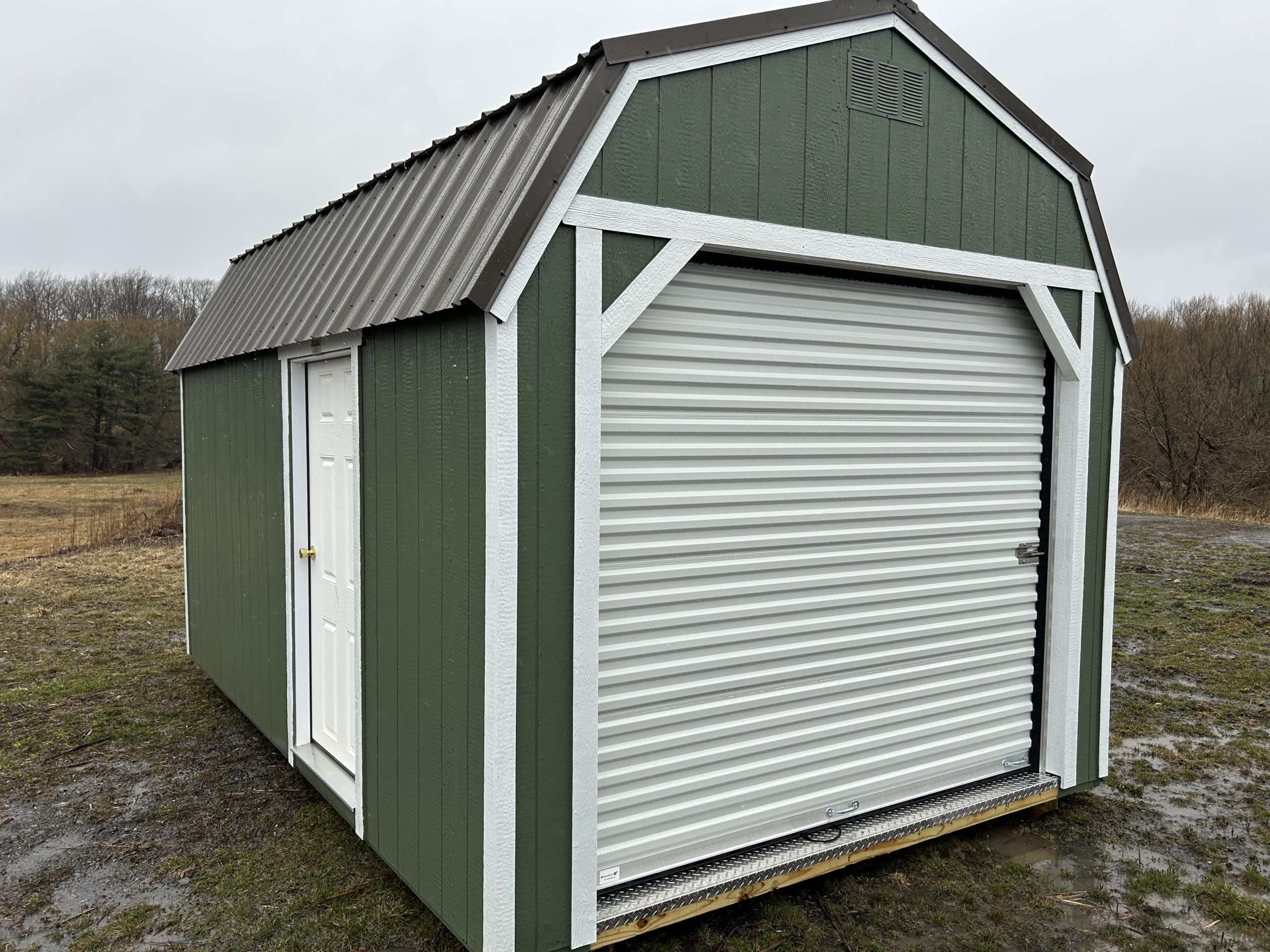 Lofted Barn 8′ Garage – 10X16