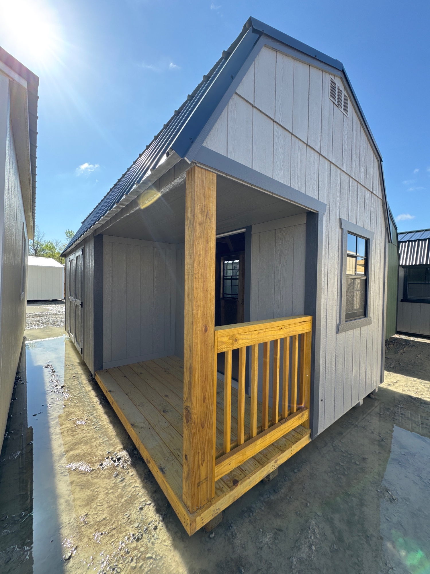 Lofted Barn Side Porch - 10x20