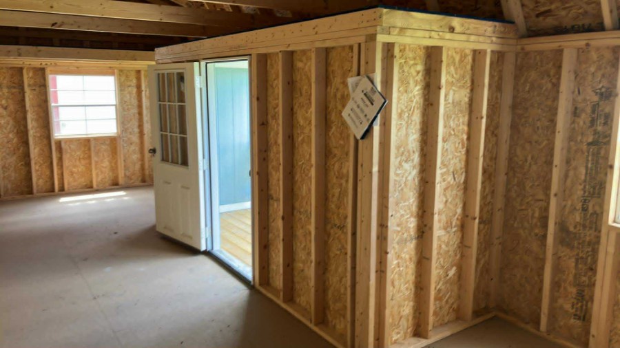 Lofted Barn Center Porch - 12x28 image 9