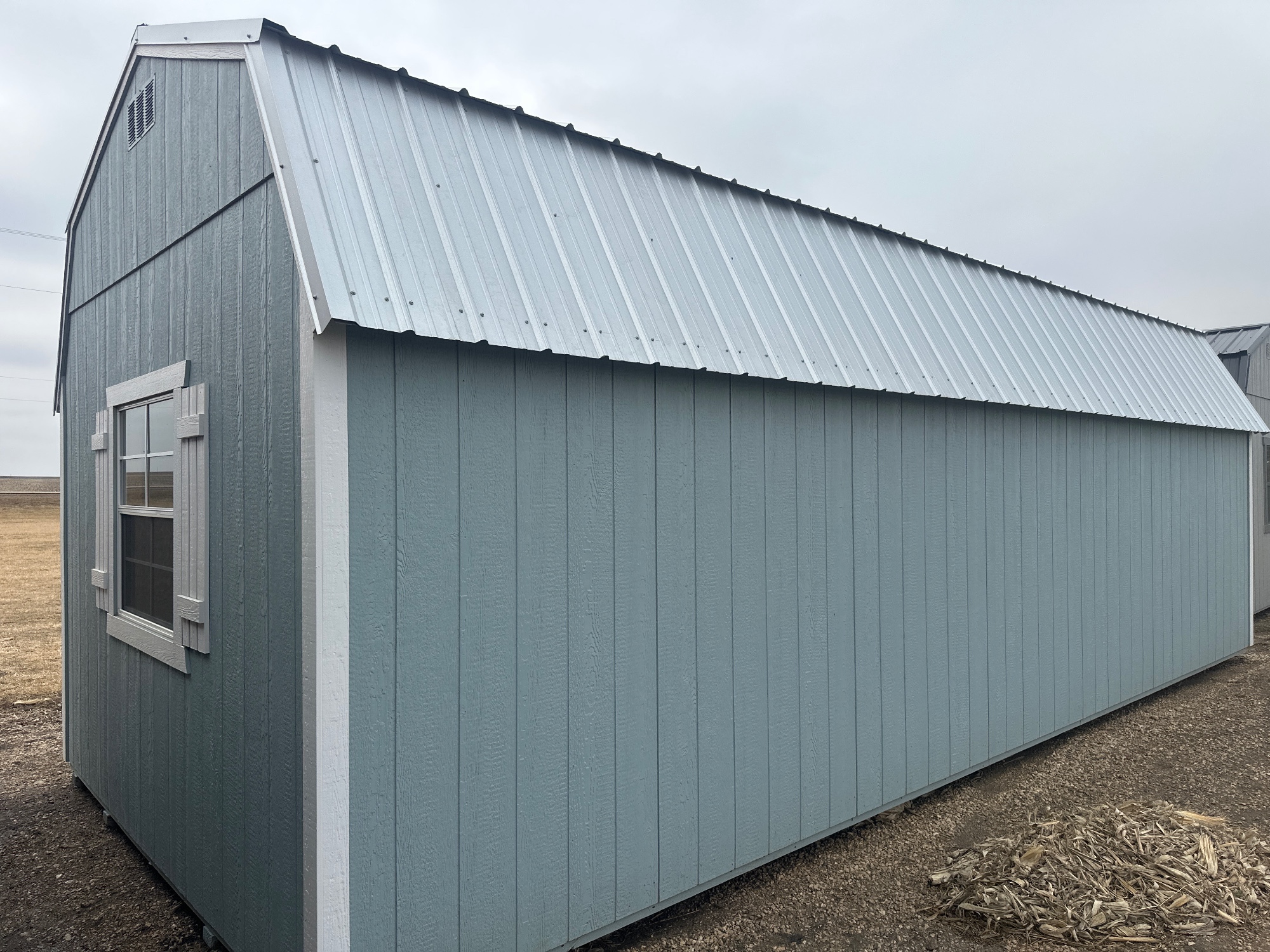 Lofted Barn Center Porch - 12x28 image 12