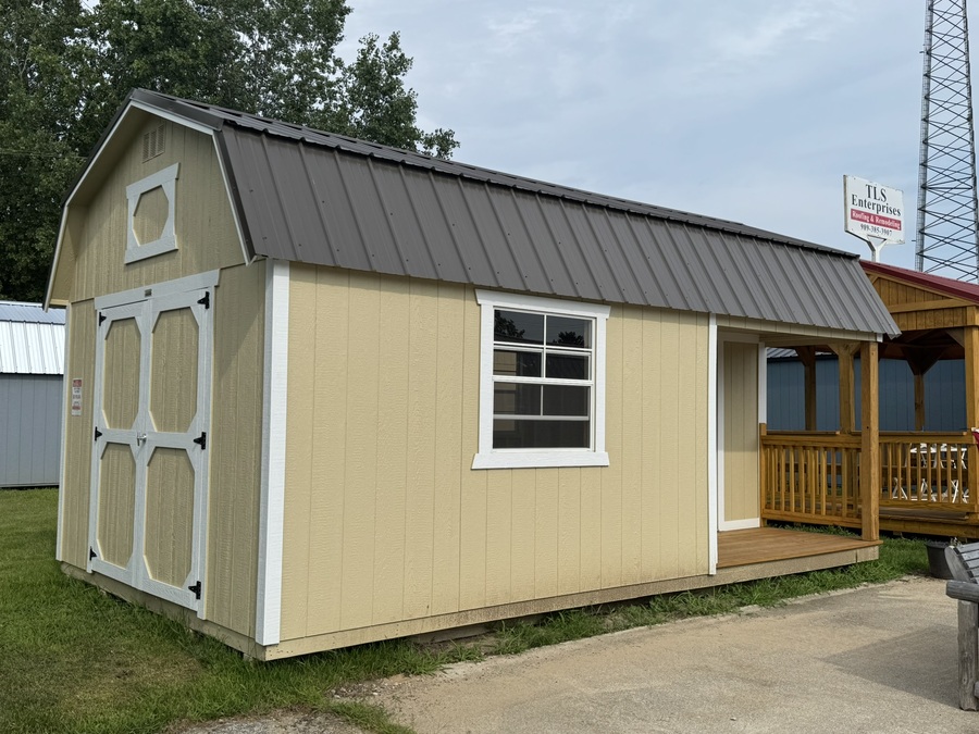Lofted Barn Side Porch - 12x20 image 5