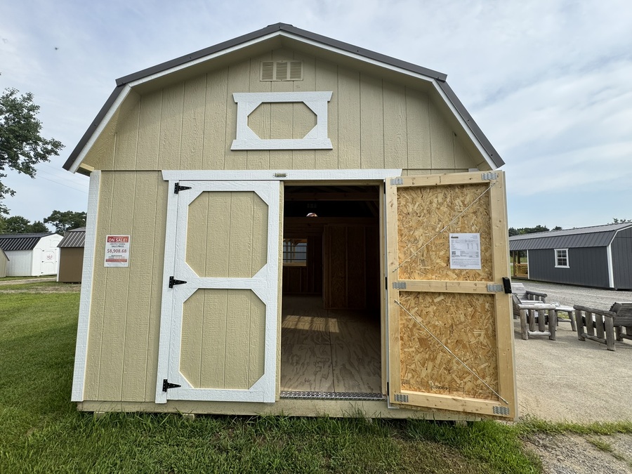 Lofted Barn Side Porch - 12x20 image 9