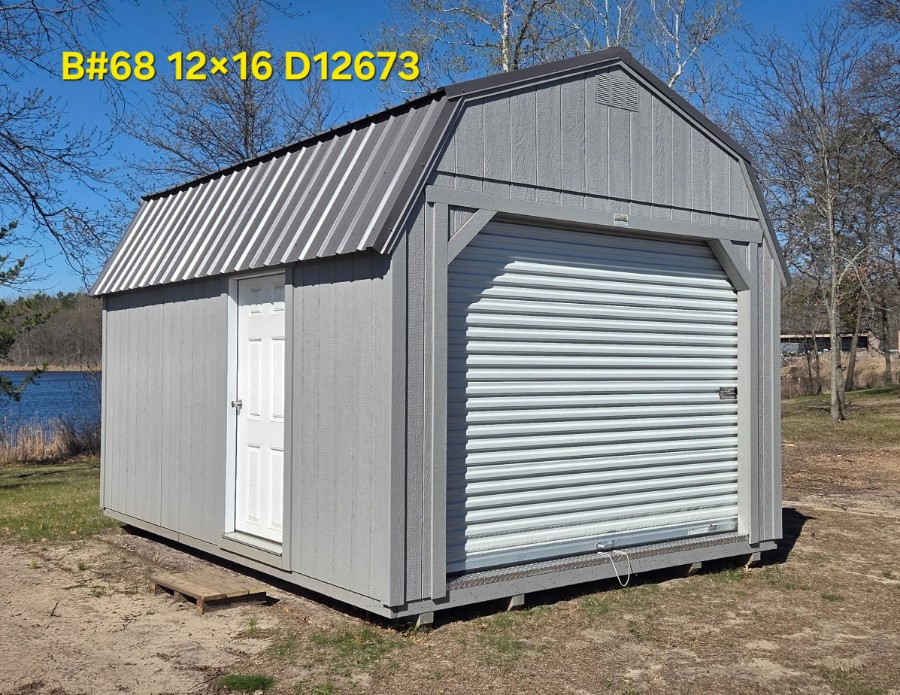 Lofted Barn Garage - 12x16