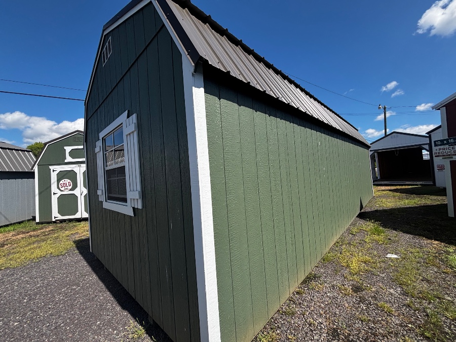 Lofted Barn Center Porch - 12X28 image 3