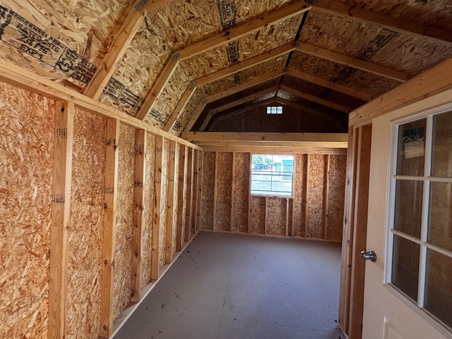 Lofted Barn Center Porch - 12X28 image 4