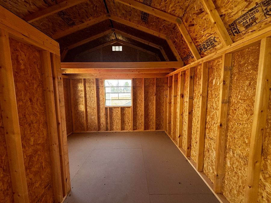 Lofted Barn Center Porch - 12X28 image 5