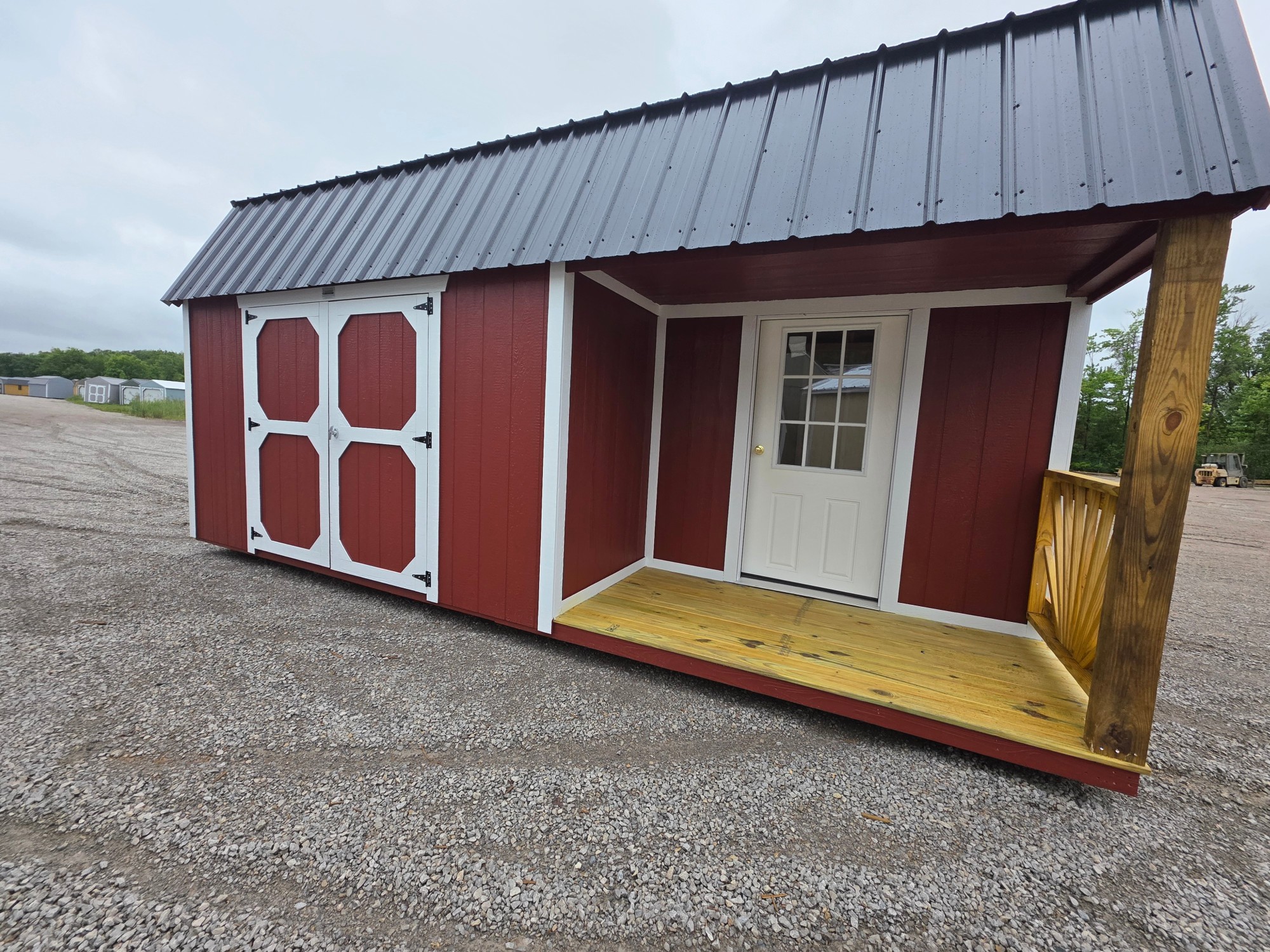 Lofted Barn Side Porch - 10x20