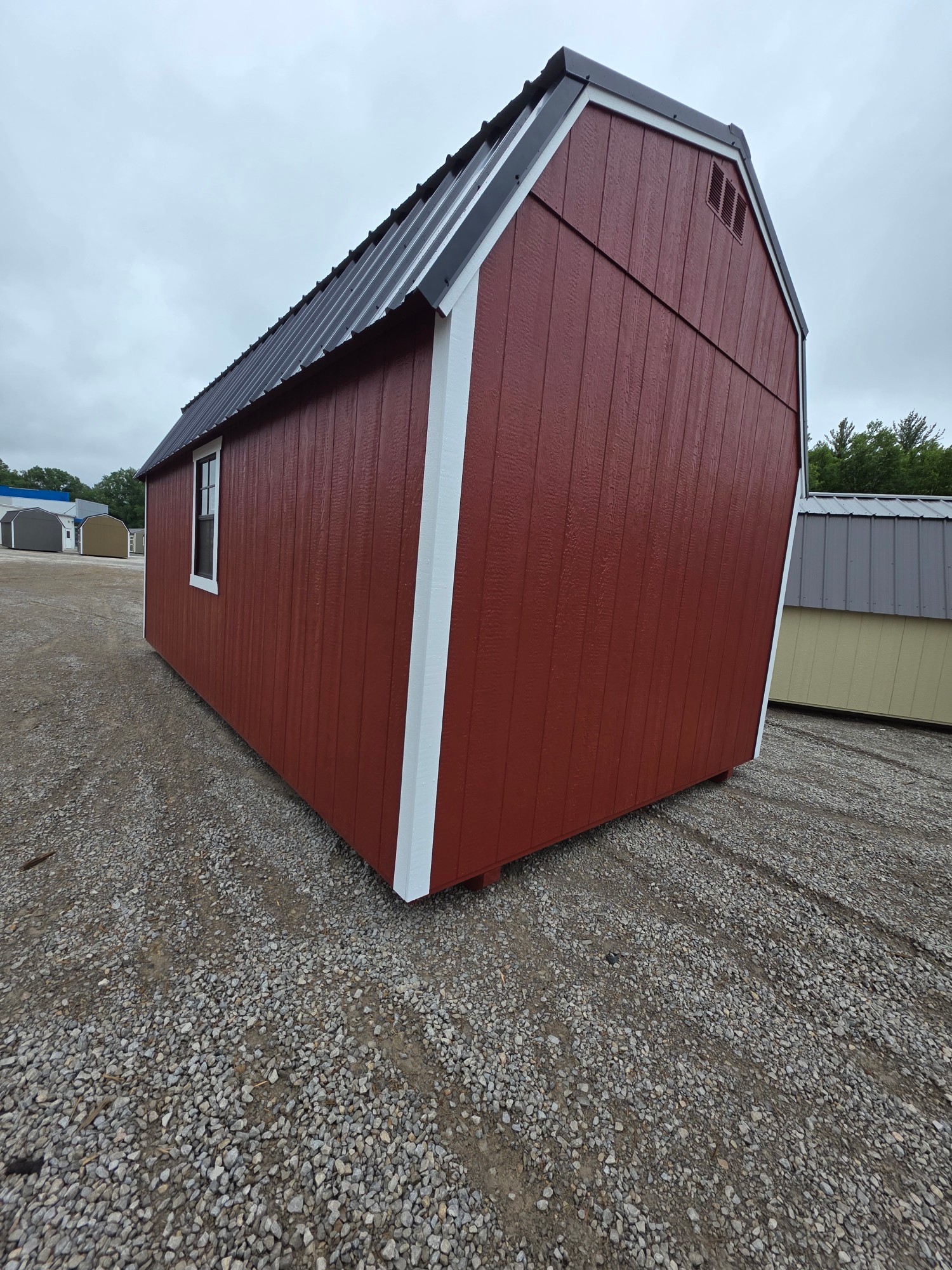 Lofted Barn Side Porch - 10x20 image 2