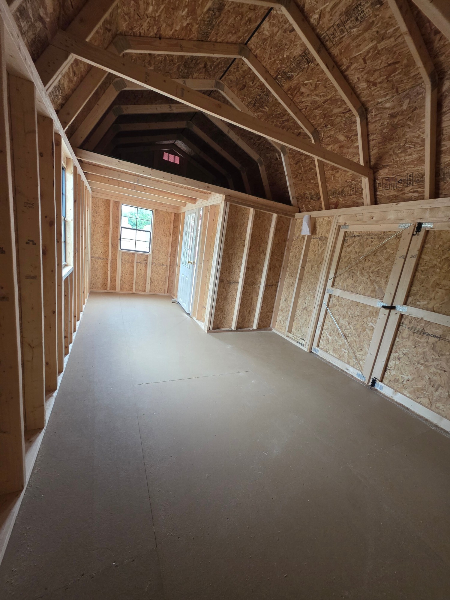 Lofted Barn Side Porch - 10x20 image 4