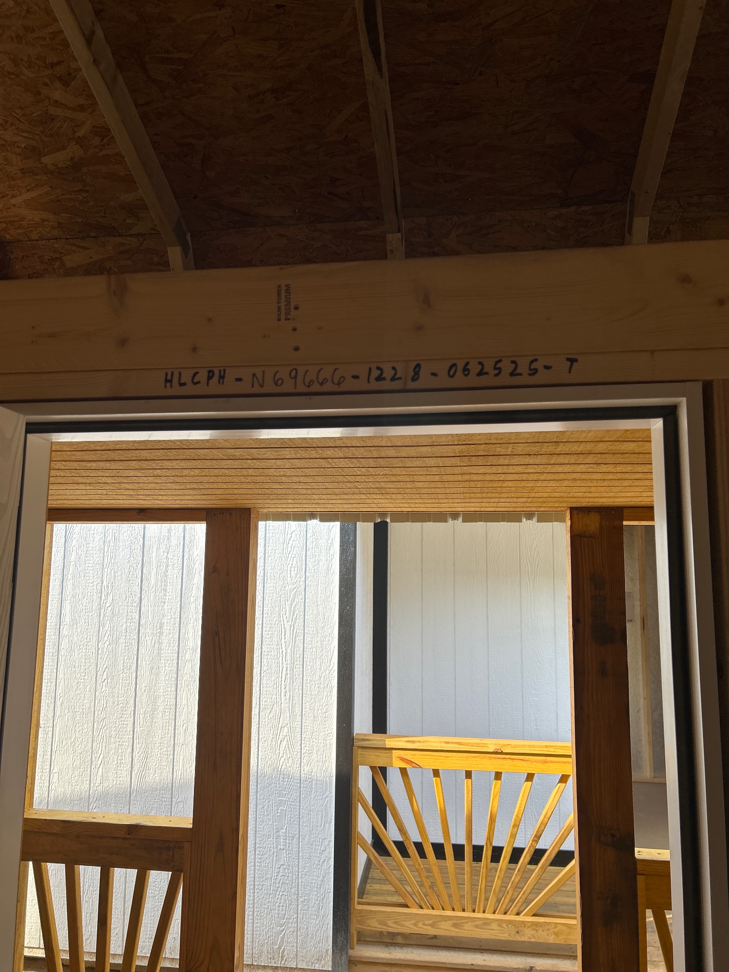 Lofted Barn Center Porch - 12x28 image 3