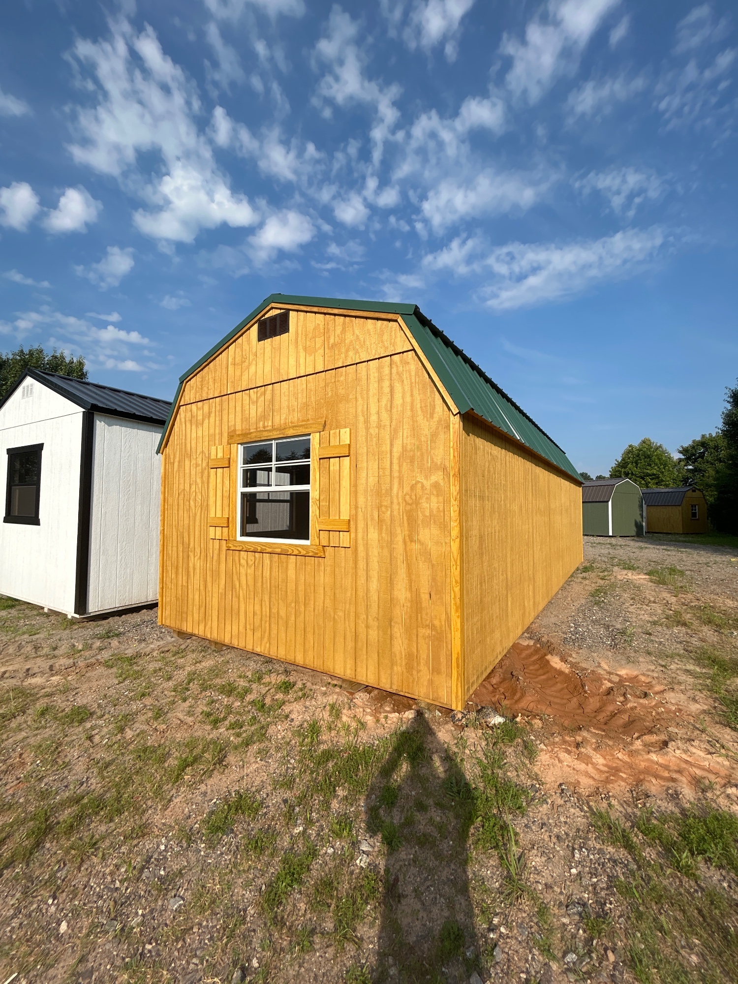 Lofted Barn Center Porch - 12x28 image 4