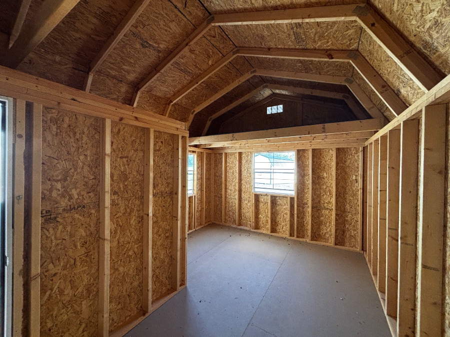 Lofted Barn Center Porch - 12x28 image 3