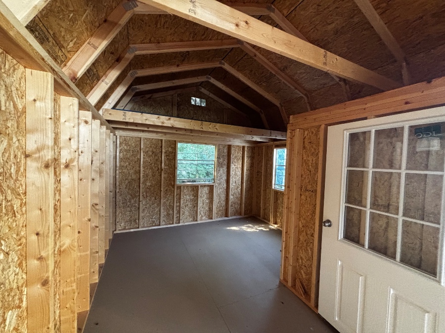 Lofted Barn Center Porch - 12x28 image 4