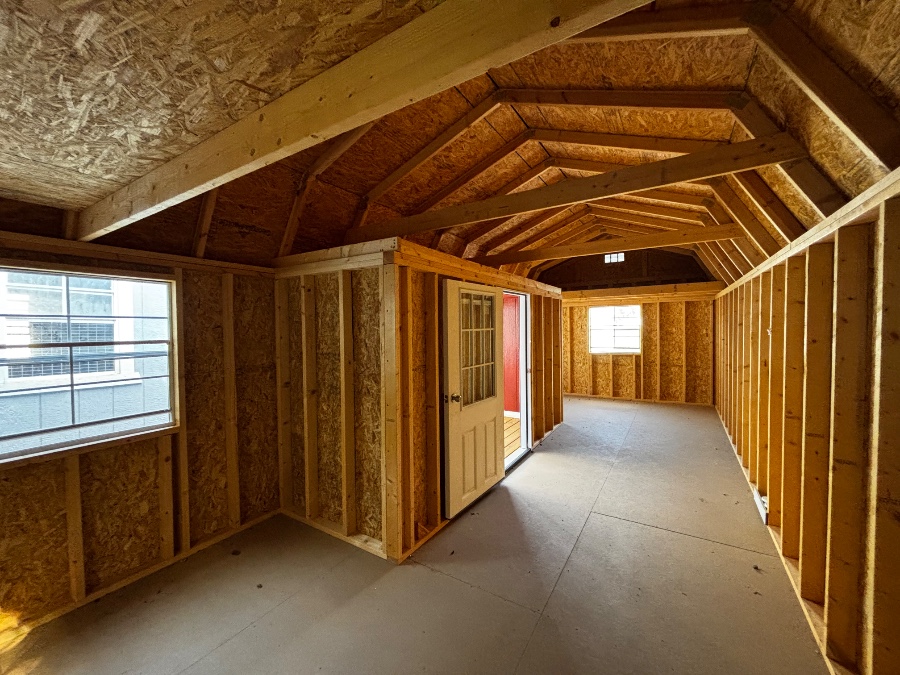 Lofted Barn Center Porch - 12x28 image 5