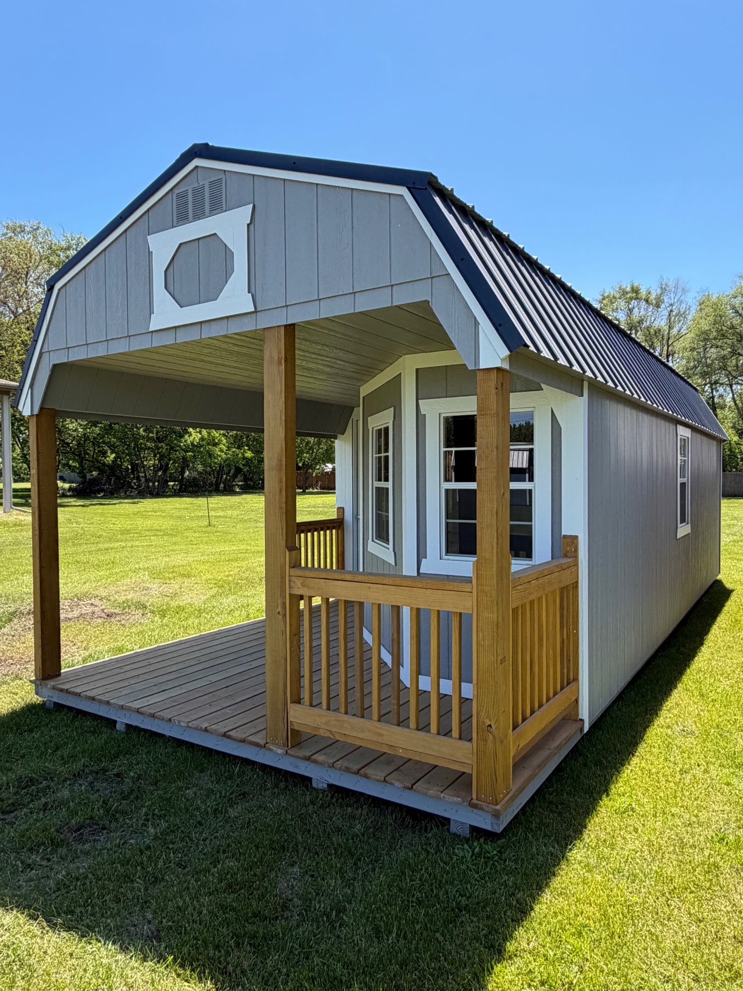 Lofted Barn Deluxe Playhouse - 12x28 image 2