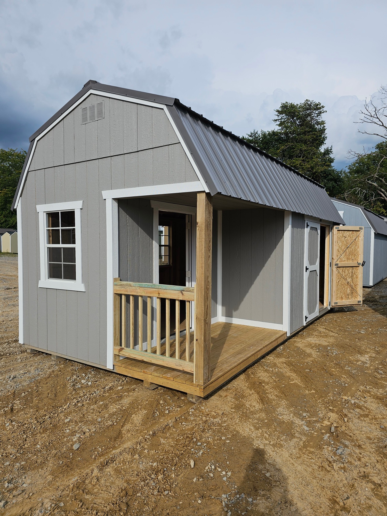 Lofted Barn Side Porch - 10X20