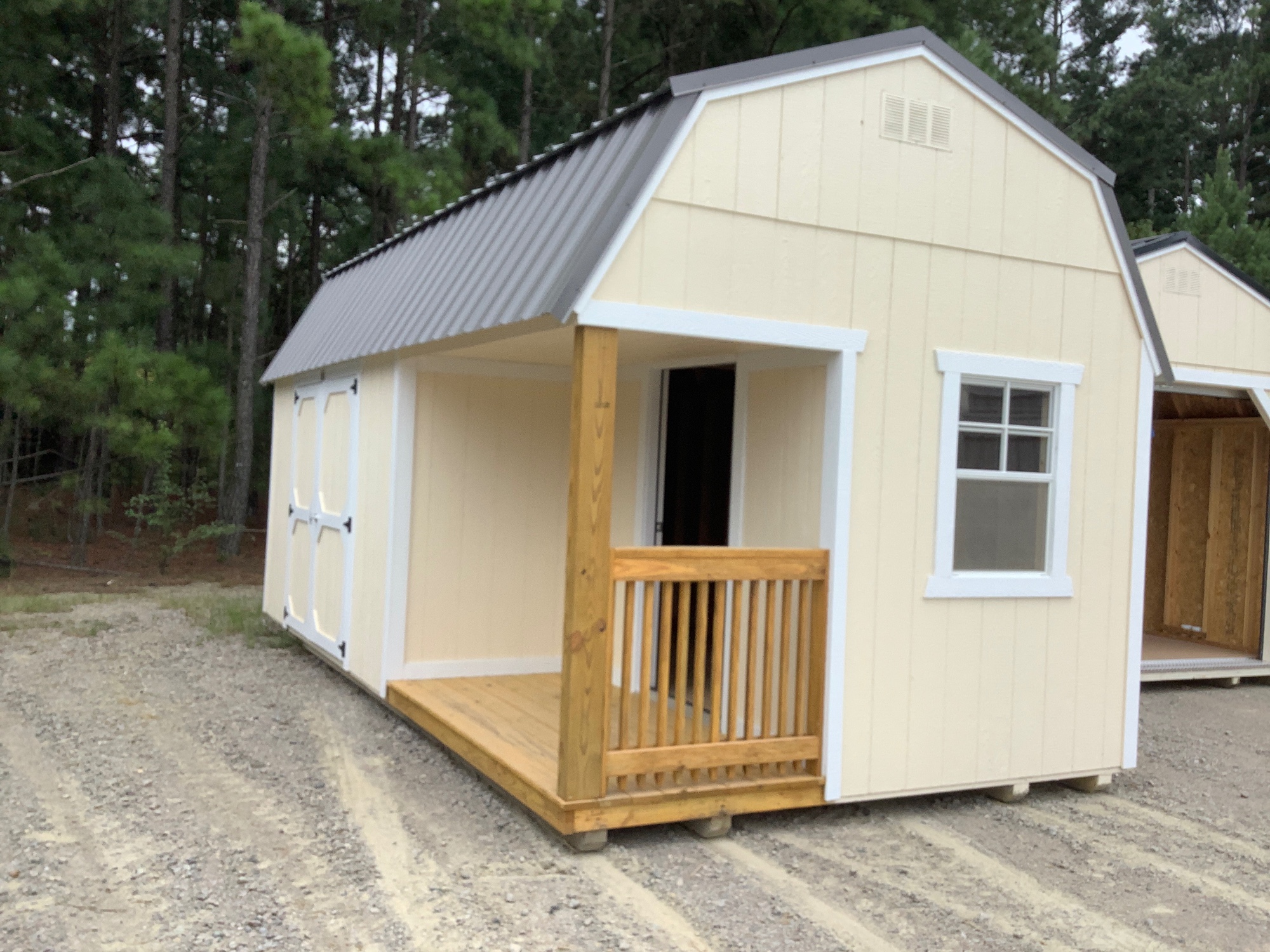 Lofted Barn Side Porch - 10x20
