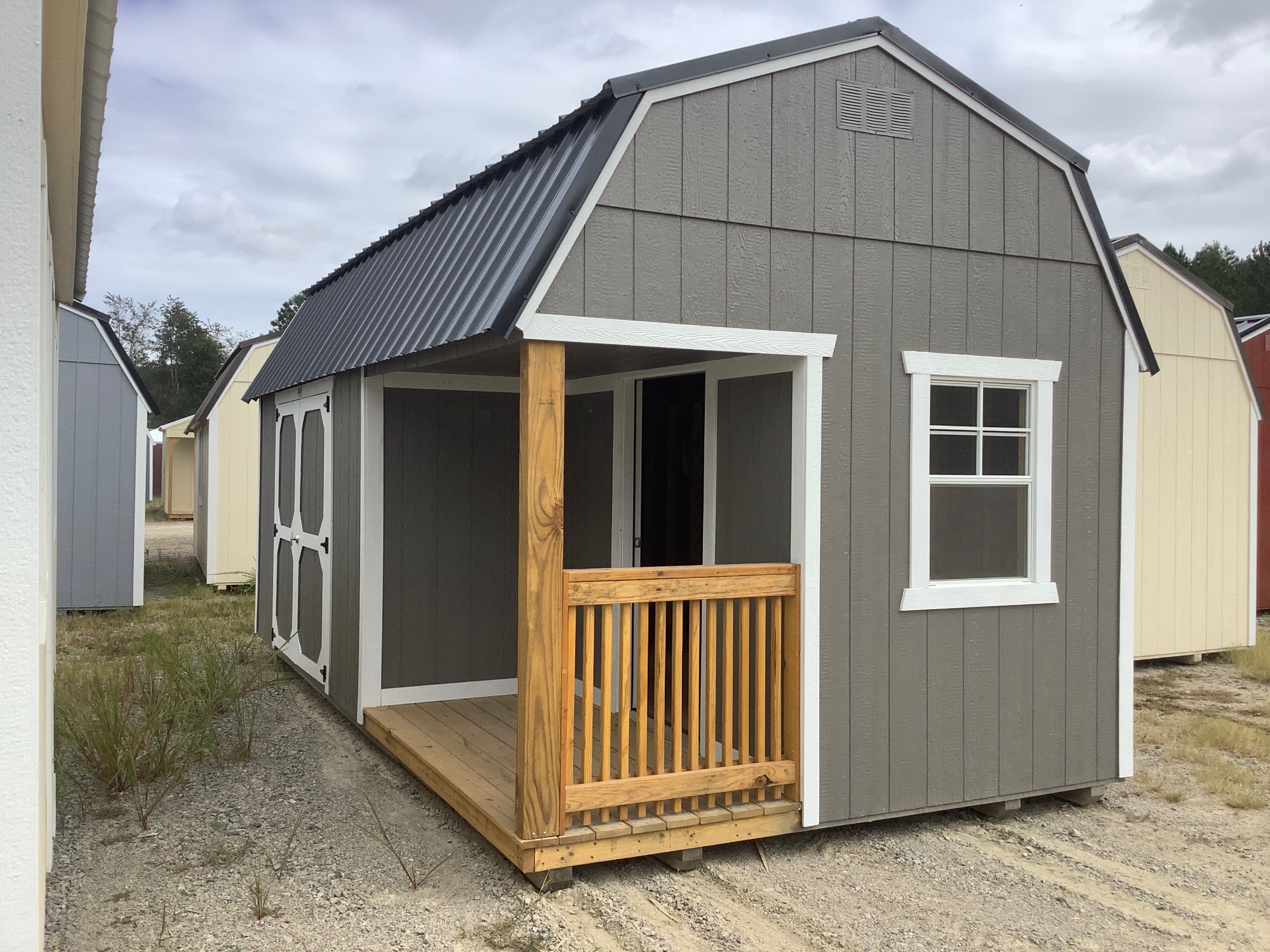 Lofted Barn Side Porch - 10x20