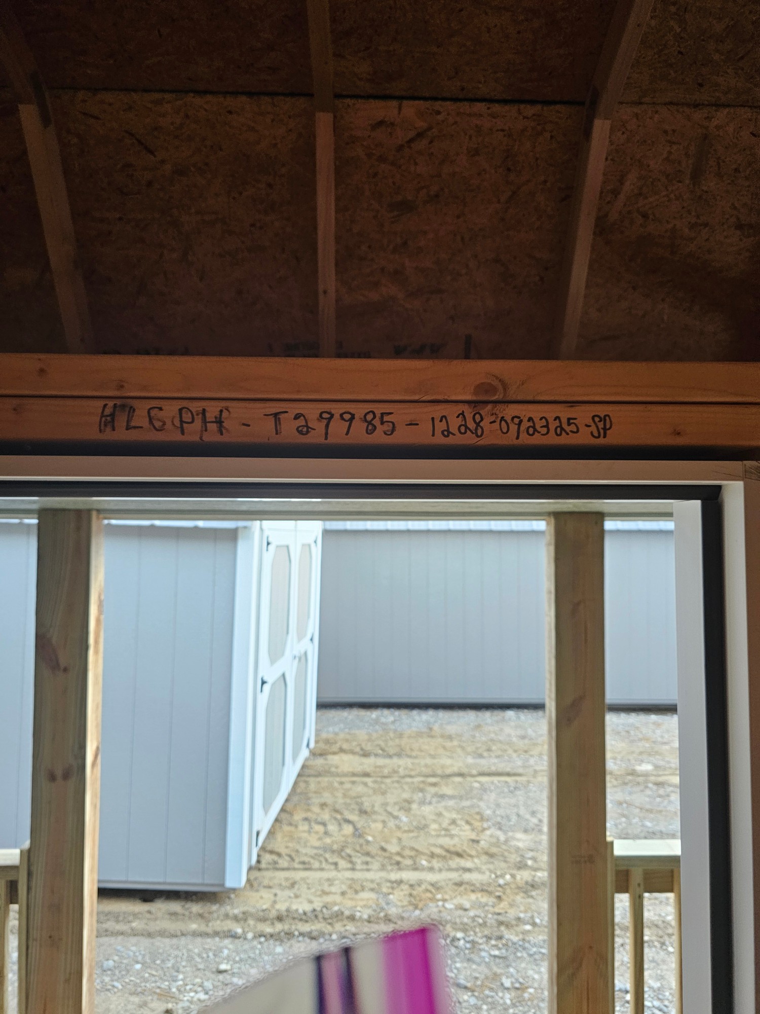 Lofted Barn Center Porch - 12x28 image 3