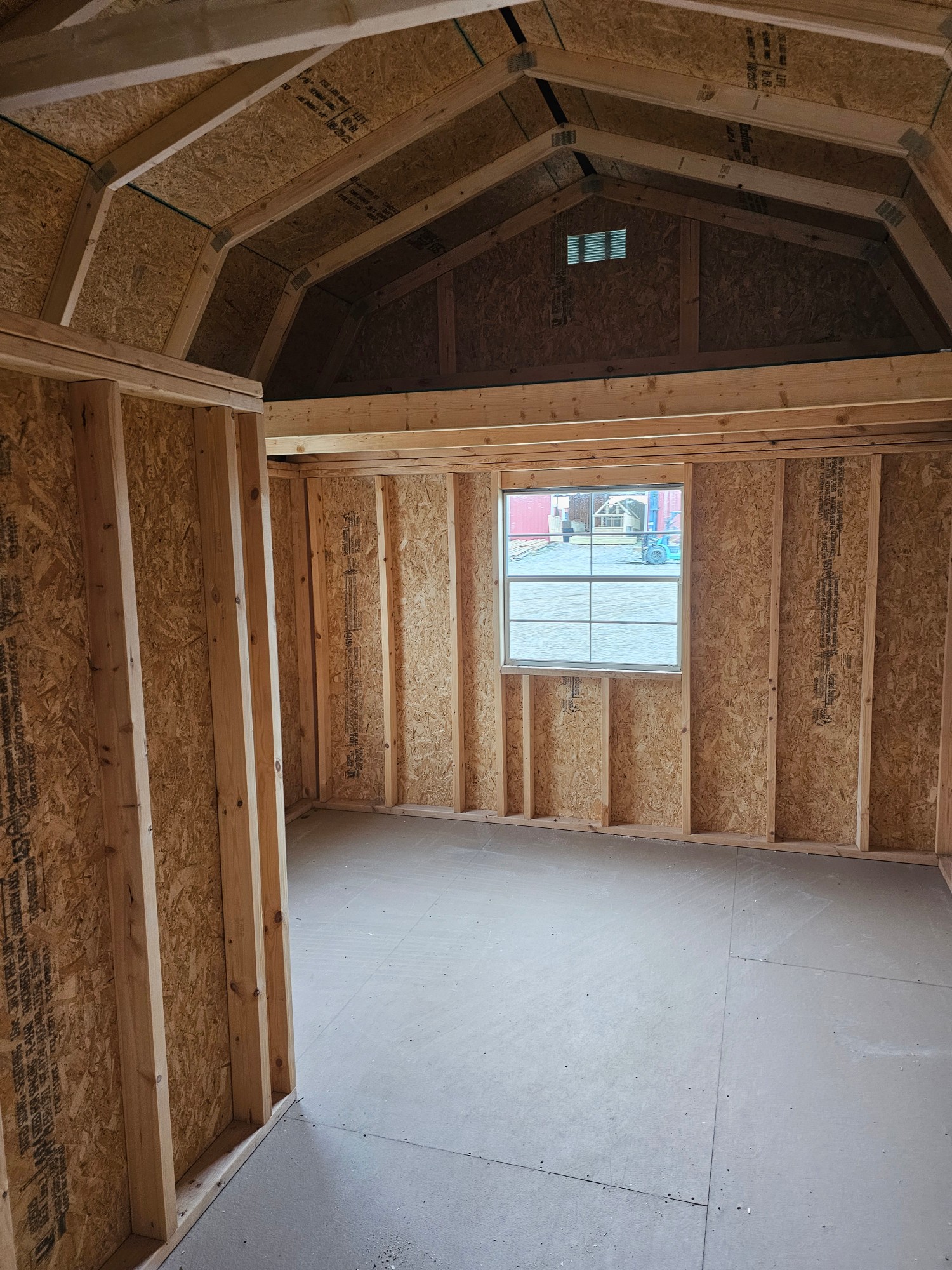 Lofted Barn Center Porch - 12x28 image 4