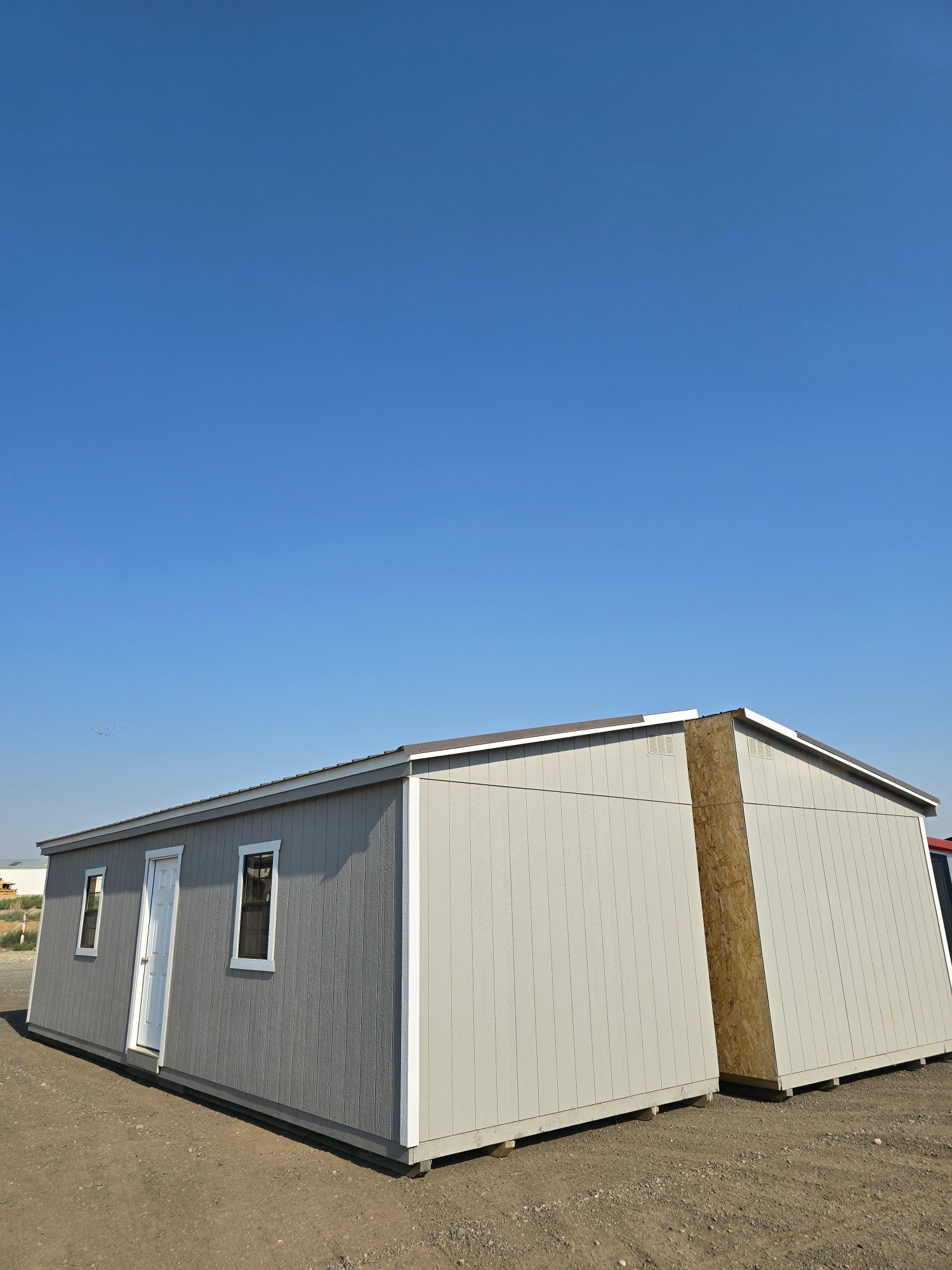 Double Wide Utility 9' Double Wide Garage - 24x32 image 2
