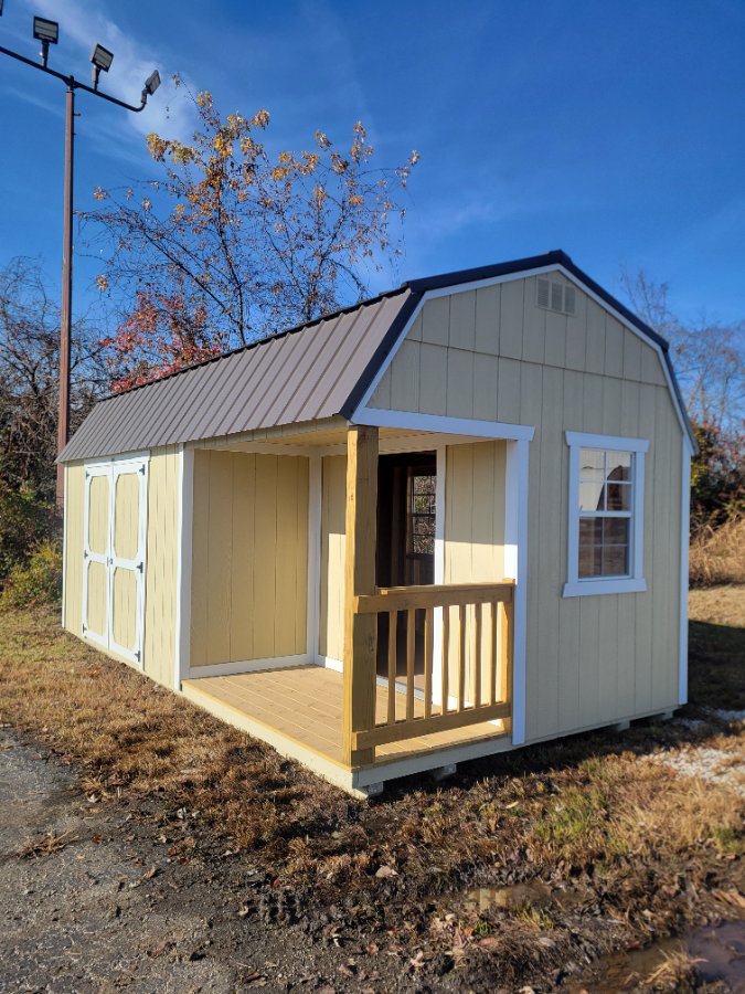 Lofted Barn Side Porch – 10×20 image 2