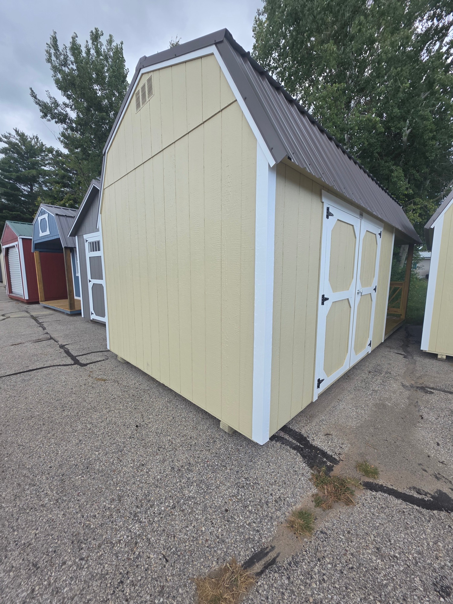 Lofted Barn Side Porch - 10x20 image 2