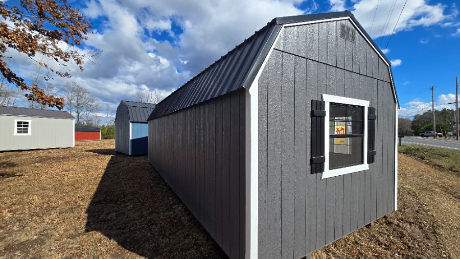 Lofted Barn Center Porch - 12x28 image 3