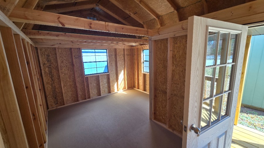 Lofted Barn Center Porch - 12x28 image 5