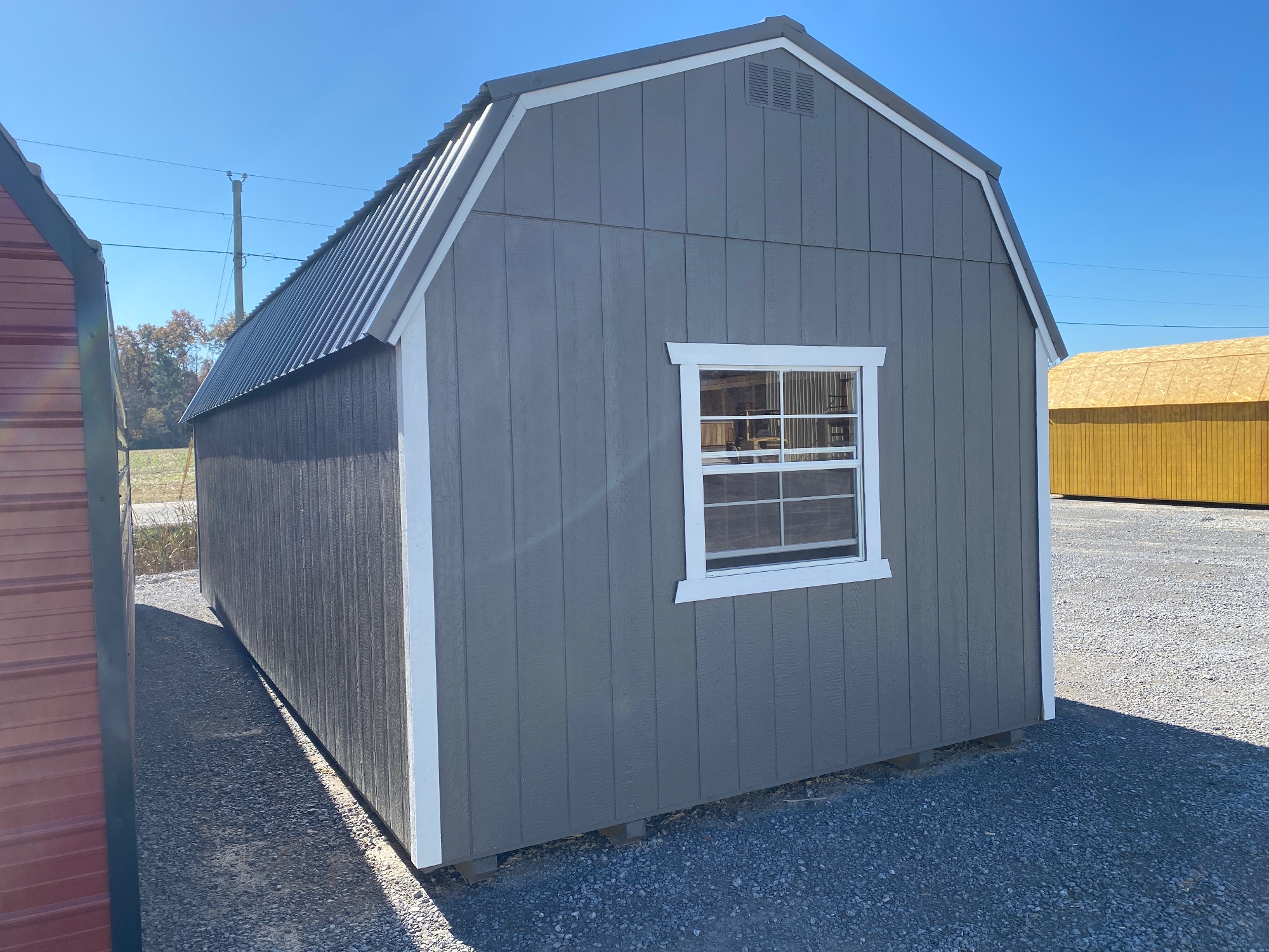 Lofted Barn Garage - 12x28 image 2