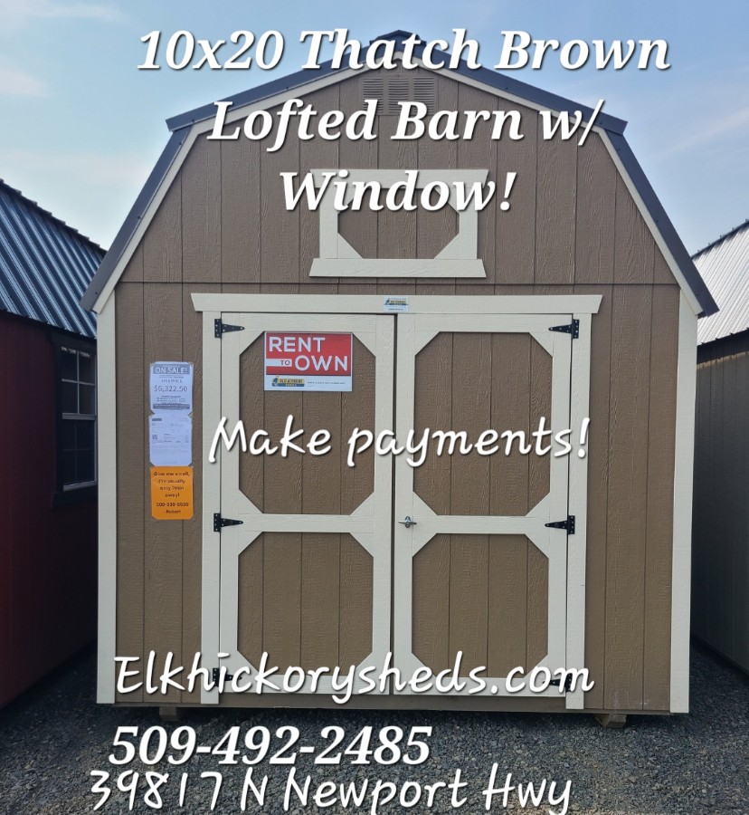 Lofted Barn - 10x20 w/ Window Upgrade! 2 Lofts! image 12