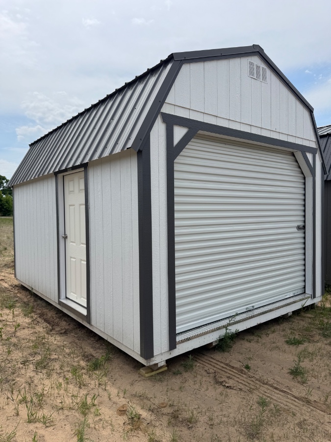 Building #55 - Lofted Barn Garage - 12x16